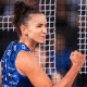 Gabi Guimarães em quadra pelo Conegliano - ela vai jogar com o time italiano no Mundial de Clubes de vôlei feminino