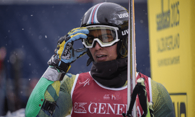 Giovanni Ongaro em prova de esqui alpino