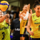 Macris e Gabi Guimarães no Mundial de Clubes de vôlei feminino em São Paulo