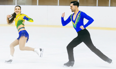 Natalia Pallu-Neves e Jayin Panesar no Golden Spin de Zagreb