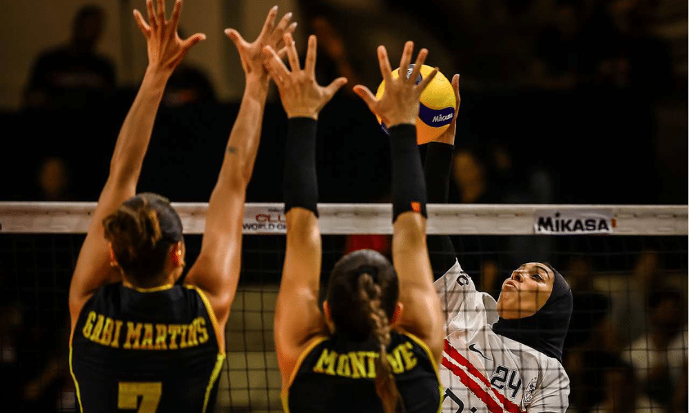 Praia Clube zamalek mundial de clubes de vôlei feminino estreia