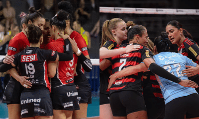 Sesi Vôlei Bauru Sesc Flamengo Superliga Feminina de Vôlei feminino ao vivo