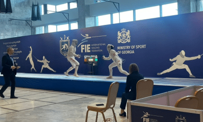 Ana Beatriz Fraga durante a Etapa de Tbilisi da Copa do Mundo Júnior de Sabre