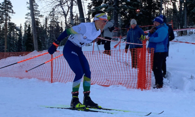 Bruna Moura em prova de esqui cross-country na Alemanha
