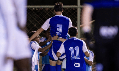 Cruzeiro ganhou pela Copinha com gol na reta final do jogo (Foto: Igor Garcia)
