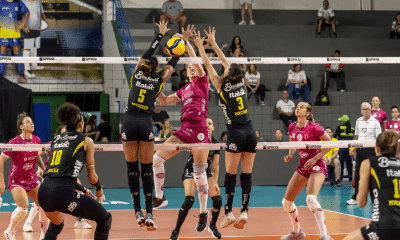 No turno, o Praia venceu o Maringá por 3 a 1 pela Superliga (Foto: Bruno Cunha/Praia)