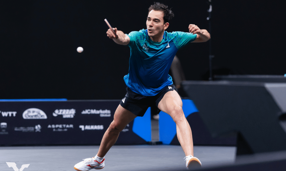 Hugo Calderano está nas oitavas de final do WTT Star Contender de Doha, no Catar (Foto: Flickr WTT)