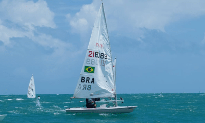O evento teste para o Mundial de Vela em Fortaleza começou nesta segunda-feira (26) com boa participação do Brasil (Foto: Marcos Junior @jrclicksvideos)