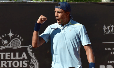 Thiago Monteiro está entre os 16 melhores em torneio no Chile (Foto: Instagram @institutosports)