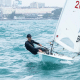 Gustavo Kiessling ficou com o primeiro lugar no ILCA 7, a antiga classe Laser, no Evento Teste ao Mundial de Vela (Foto: Marcos Junior/@jrclicksvideos)