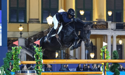 Eduardo Menezes ficou em segundo lugar e fez o melhor resultado do Brasil no dia (Foto: Instagram @horseshowjumping.tv)