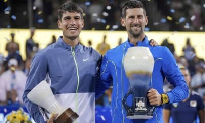 Carlos Alcaraz e Novak Djokovic