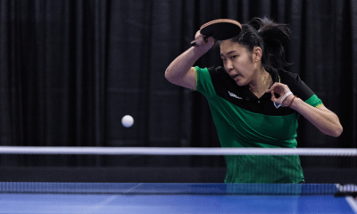 Karina Shiray na Copa América de tênis de mesa