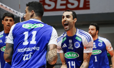 Sada Cruzeiro domina Bauru e dispara na ponta da Superliga Masculina