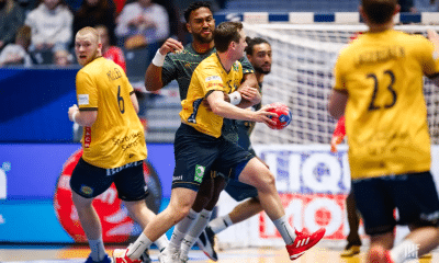 Seleção brasileira masculina de handebol perde amistoso para a Suécia
