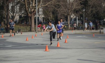 Treino de agilidade no parque- exercícios para ganhar velocidade com segurança
