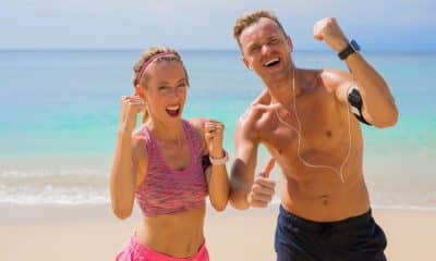 Treino na praia em dupla- diversão e motivação