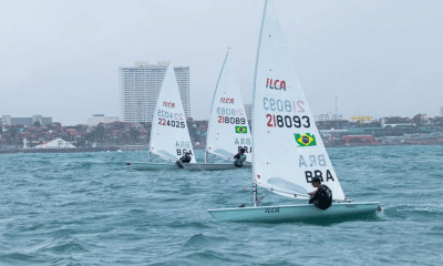evento teste do mundial de vela - classe laser Brasil