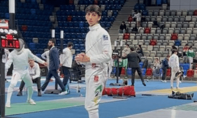 Enzo Belo etapa de Manama da Copa do Mundo Cadete de espada