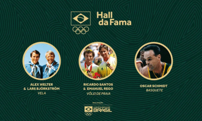 Hall da Fama do COB 2026 - Alex Welter, Lars Björkström, Ricardo, Emanuel e Oscar Schmidt