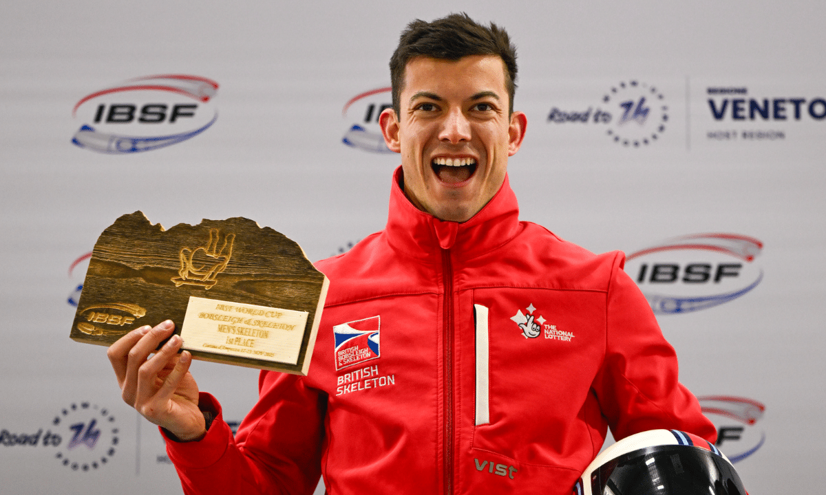 Matt Weston no skeleton em Milão-Cortina 2026