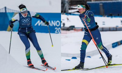 Bruna Moura e Eduarda Ribera do esqui cross-country nos Jogos Olímpicos de Inverno Milão-Cortina 2026