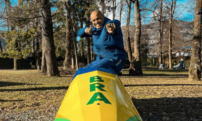 Edson Bindilatti é o principal nome do bobsled brasileiro (Foto: Instagram @icebrasil)