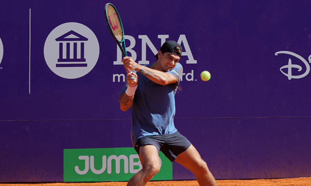 Thiago Wild perdeu na rodada decisiva do qualificatório do ATP 250 de Buenos Aires (Foto: IEB+ Argentina Open)
