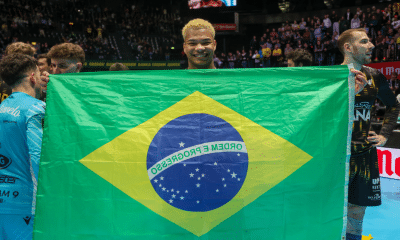 Darlan conquistou a Copa Itália pelo Verona como protagonista (Foto: Legavolley)