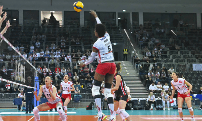 Regiane comandou a pontuação na vitória do time dela e ainda conquistou o prêmio de MVP da partida (Foto: Tauron Liga)