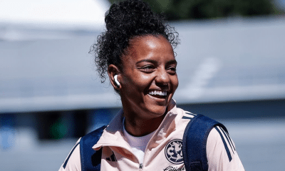 Geyse esteve entre as relacionadas e iniciou como titular (Foto: Instagram @americafemenil)