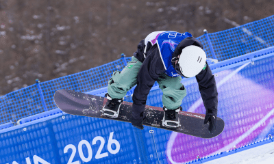 Augustinho Teixeira em ação em treino oficial antes da estreia em Milão-Cortina (Foto: Rafael Bello/COB)