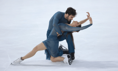A França conquistou a medalha de ouro na Dança no Gelo (Foto: Antonin Albert/FFSG)