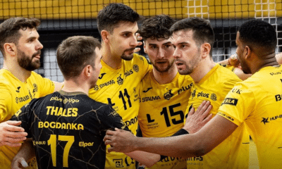 Time de Thales derrotou a equipe de Leal pela Liga dos Campeões da Europa (Foto: CEV/Divulgação)