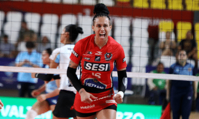 Bruna Moraes marcou 17 pontos e comandou a pontuação do Sesi Bauru na segunda vitória pelo Sul-Americano (Foto: Betto Dolorier/FPV