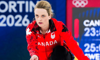 O time feminino do Canadá conquistou a medalha de bronze no curling ao derrotar os Estados Unidos em Milão-Cortina(Foto: Candice Ward/@teamcanada)