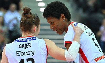 Regiane teve o melhor desempenho individual do dia entre os brasileiros na Europa (Foto: ŁKS Commercecon Łódź)