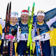Suécia, Linn Svahn, Jonna Sundling e Maja Dahlqvist, esqui cross-country, milano-cortina