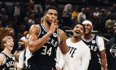 Giannis Antetokoumpo pode trocar de time na NBA (Pepper Robinson:NBAE)