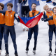 Holanda é ouro no revezamento 5000m da patinação em pista curta