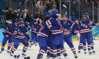 Os Estados Unidos marcam na prorrogação e conquistam o título no hóquei feminino