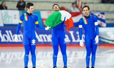 Itália desbanca favoritos e leva ouro histórico na patinação de velocidade