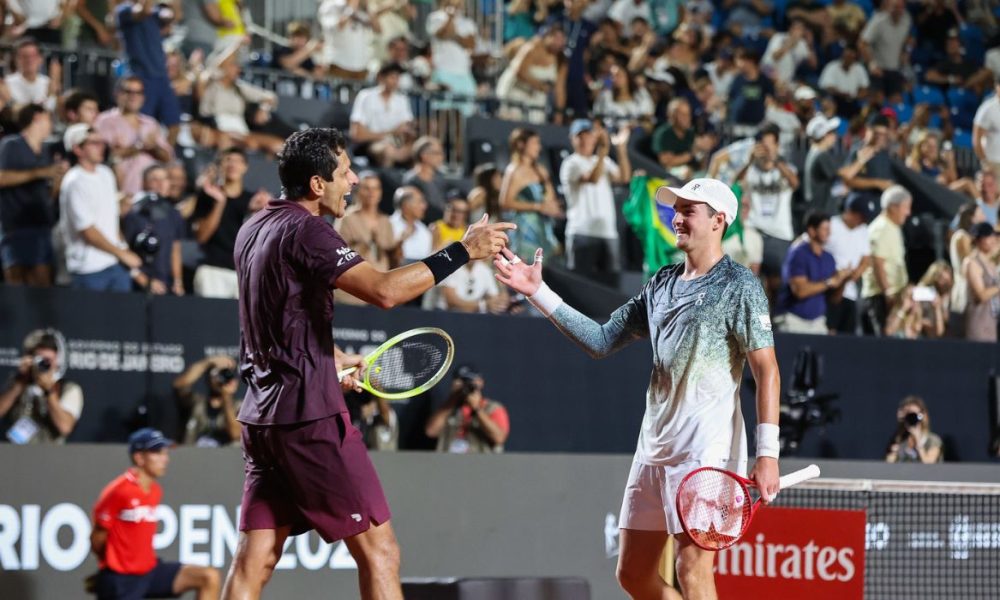 João Fonseca e Marcelo Melo vencem na estreia das duplas do Rio Open 2026