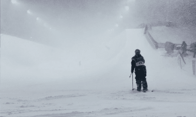 Neve intensa força adiamento das finais do esqui estilo livre masculino