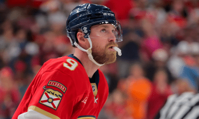 Sam Bennett em jogo pelo Florida Panthers