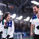 Stefania Constantini e Amos Mosaner, atuais campeões olímpicos de curling nas duplas mistas