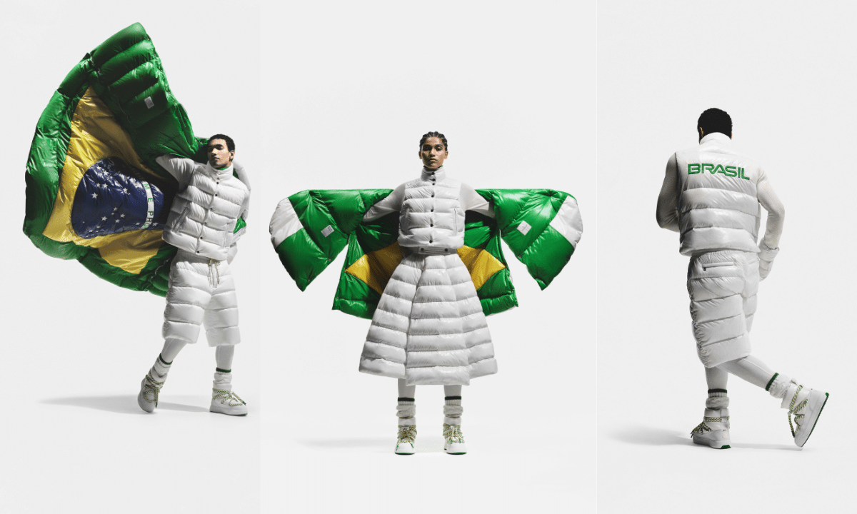 uniformes do Time Brasil para abertura dos Jogos de Inverno – Divulgação / Moncler