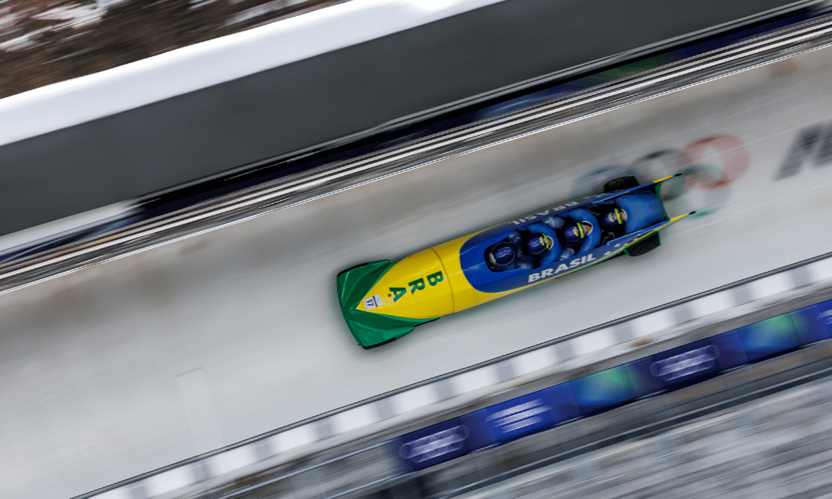 Rafael Souza e a seleção brasileira de bobsled em Milão-Cortina 2026
