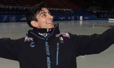 Donovan Carrillo do México na patinação artística dos Jogos Olímpicos de Inverno Milão-Cortina 2026