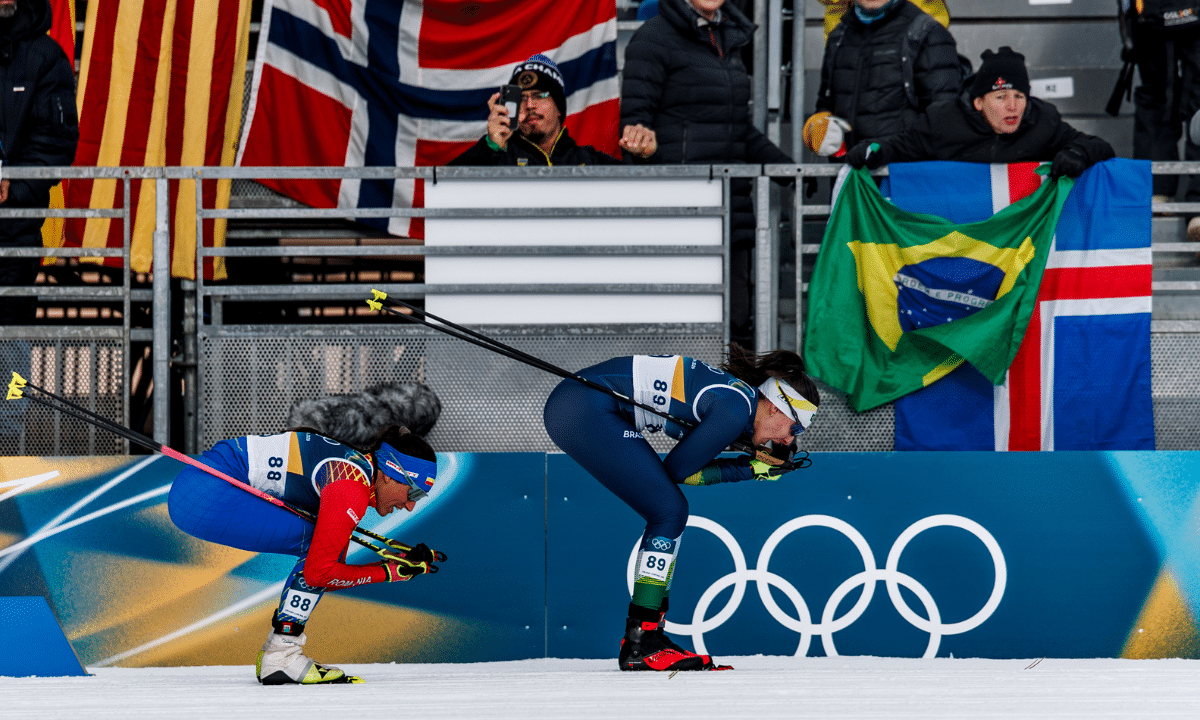 Cristian Ribera tira foto de duda na Olimpíada de Inverno